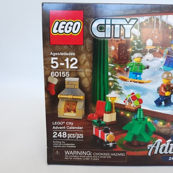 LEGO City Advent Calendar 60155 Building Kit (248 Piece) BNIP Sealed 2017 - Picture 2 of 12